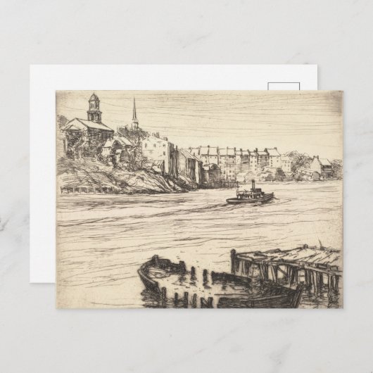 Portsmouth Harbour  Briefkaart (Voorkant / Achterkant)