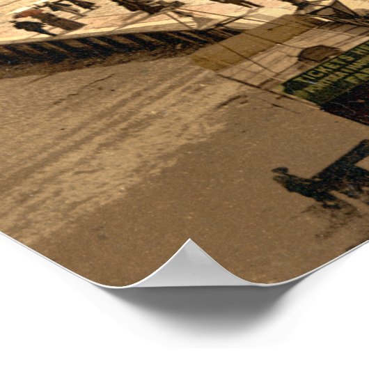 Portsmouth Harbour, Hampshire, Engeland Poster (Hoek)