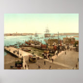 Portsmouth Harbour, Hampshire, Engeland Poster (Voorkant)