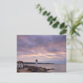 Portsmouth Harbour Lighthouse Uitzicht van Fort Briefkaart (Staand voorkant)