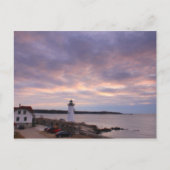 Portsmouth Harbour Lighthouse Uitzicht van Fort Briefkaart (Voorkant)