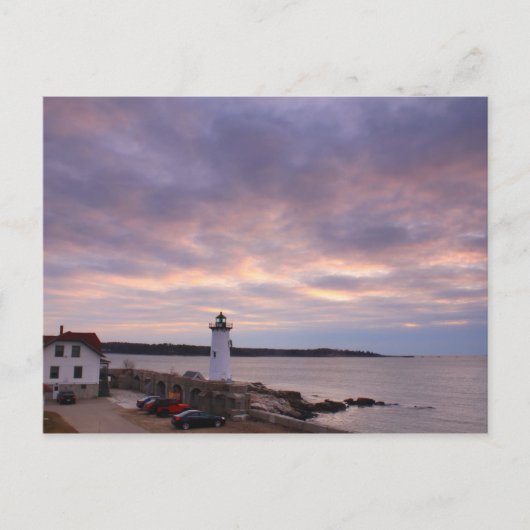 Portsmouth Harbour Lighthouse Uitzicht van Fort Briefkaart (Voorkant)