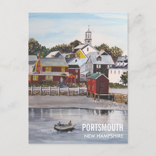 Portsmouth Harbour, New Hampshire Briefkaart (Voorkant)