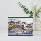 Portsmouth Harbour, New Hampshire Briefkaart (Staand voorkant)