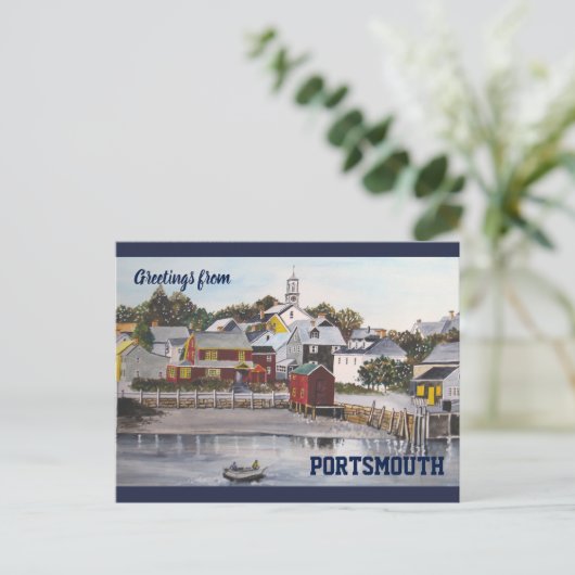 Portsmouth Harbour, New Hampshire Briefkaart (Staand voorkant)