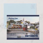 Portsmouth Harbour, New Hampshire Briefkaart (Voorkant / Achterkant)