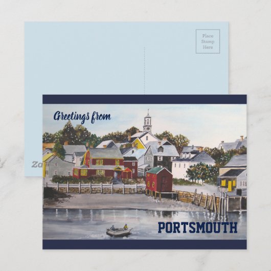 Portsmouth Harbour, New Hampshire Briefkaart (Voorkant / Achterkant)