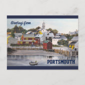 Portsmouth Harbour, New Hampshire Briefkaart (Voorkant)