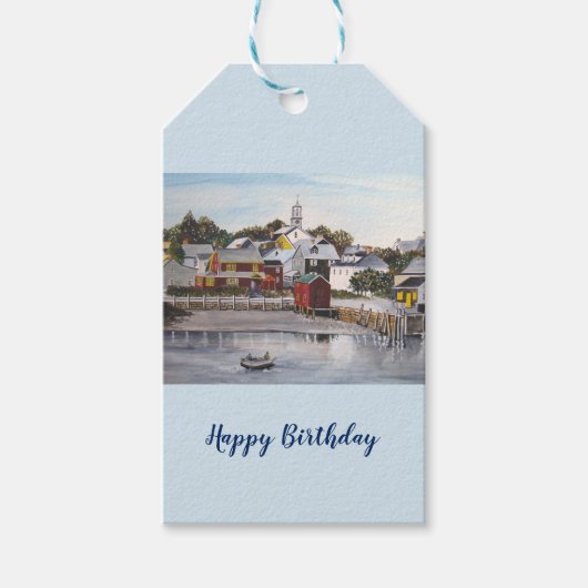 Portsmouth Harbour, New Hampshire Cadeaulabel (Voorkant)