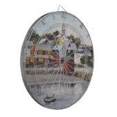 Portsmouth Harbour, New Hampshire Dartbord (Voorkant Links)