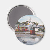 Portsmouth Harbour, New Hampshire Magneet (Voorkant / Achterkant)