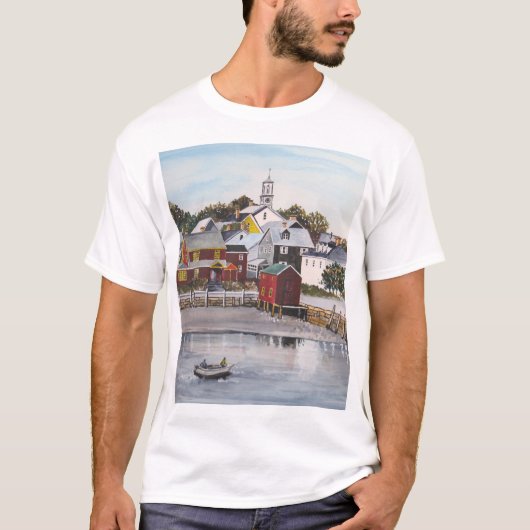 Portsmouth Harbour, New Hampshire T-shirt (Voorkant)