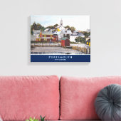 Portsmouth Harbour New Hampshire USA Painting Canvas Afdruk (Insitu (Woonkamer))
