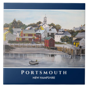 Portsmouth Harbour New Hampshire USA Painting Tegeltje