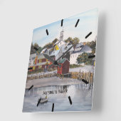 Portsmouth Harbour, New Hampshire Vierkante Klok (Hoek)