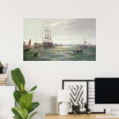 Portsmouth Harbour Poster (Thuiskantoor)