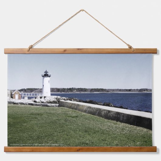 Portsmouth Lighthouse Hangend Wandkleed (Voorkant)