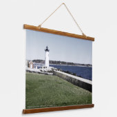 Portsmouth Lighthouse Hangend Wandkleed (Gebogen)
