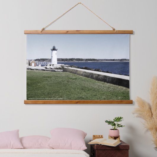 Portsmouth Lighthouse Hangend Wandkleed (Slaapkamer)