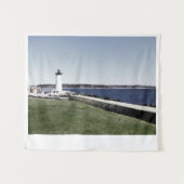Portsmouth Lighthouse Wandkleed (Voorkant (horizontaal))