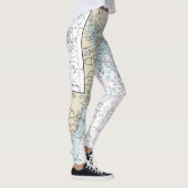 Portsmouth naar Cape Ann Nautische Grafiek 13278 Leggings (Rechts)