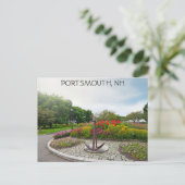 Portsmouth New Hampshire Trial Gardens Reizen Briefkaart (Staand voorkant)