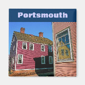 Portsmouth (NH) Magnet (Voorkant)