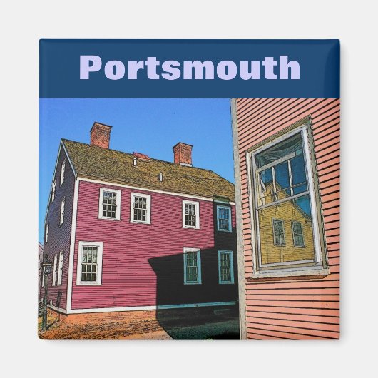 Portsmouth (NH) Magnet (Voorkant)