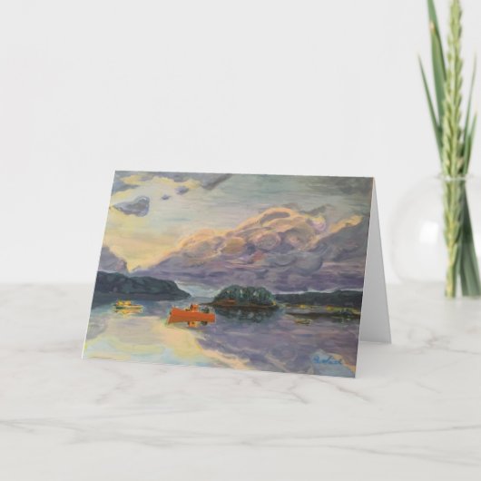 Portsmouth, NH Sunrise Feestdagen Kaart (Voorkant)