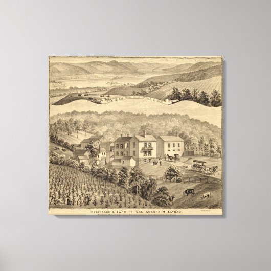 Portsmouth, Ohio Canvas Afdruk (Voorkant)