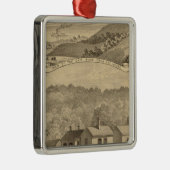 Portsmouth, Ohio Metalen Ornament (Rechts)