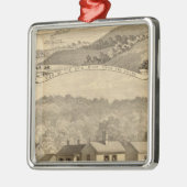 Portsmouth, Ohio Metalen Ornament (Links)