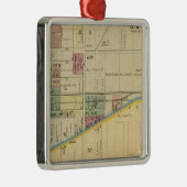 Portsmouth, Ohio Metalen Ornament (Rechts)