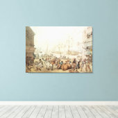 Portsmouth Point, 1811 Canvas Afdruk (Insitu (Houten vloer))