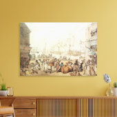 Portsmouth Point, 1811 Canvas Afdruk (Insitu (Woonkamer))