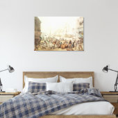 Portsmouth Point, 1811 Canvas Afdruk (Insitu (Slaapkamer))