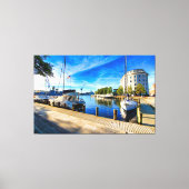 Portsmouth VA Riverfront Seaboard Building Canvas Afdruk (Voorkant)