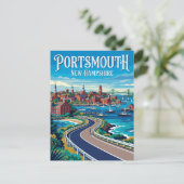 Portsmouth VS Briefkaart (Staand voorkant)