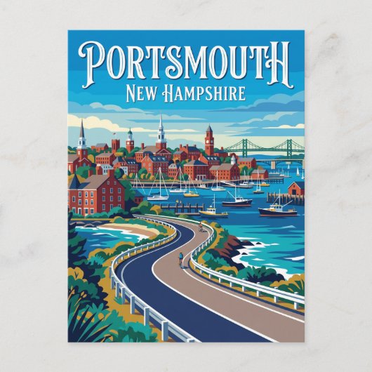 Portsmouth VS Briefkaart (Voorkant)