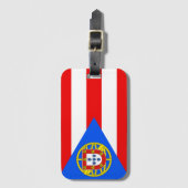 Portu-Ricaans Bagagelabel (Voorkant (verticaal))