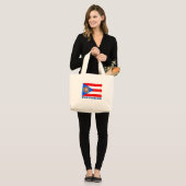 Portu-Ricaans Grote Tote Bag (Voorkant (model))