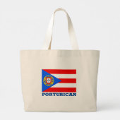 Portu-Ricaans Grote Tote Bag (Achterkant)