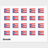 Portu-Ricaans Vierkante Sticker (Vel)