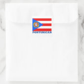 Portu-Ricaans Vierkante Sticker (Tas)