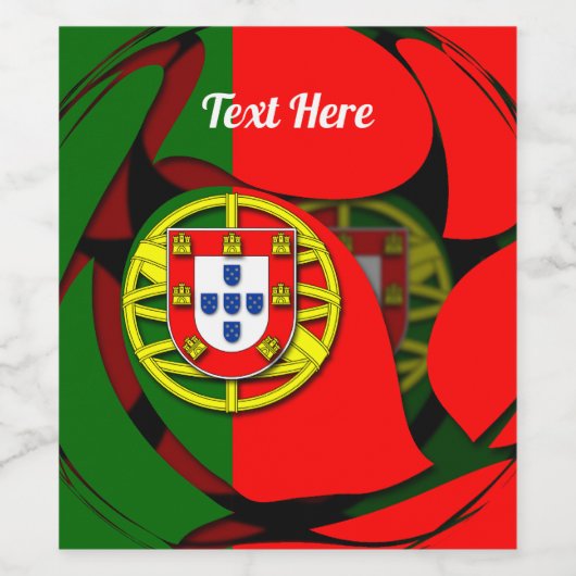 Portugal #1 wijn etiket (Enkel label)