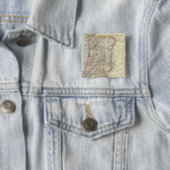 Portugal 5 vierkante button 5,1 cm (In situ)