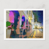 Portugal-Arco da Vila, Faro Briefkaart (Voorkant)