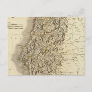 Portugal Atlas Map Briefkaart