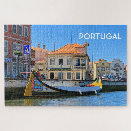 Portugal: Aveiro en boot Legpuzzel (Horizontaal)