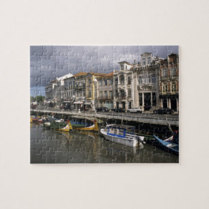 Portugal, Aveiro. Moliceiros (zeewier verzamelen Legpuzzel